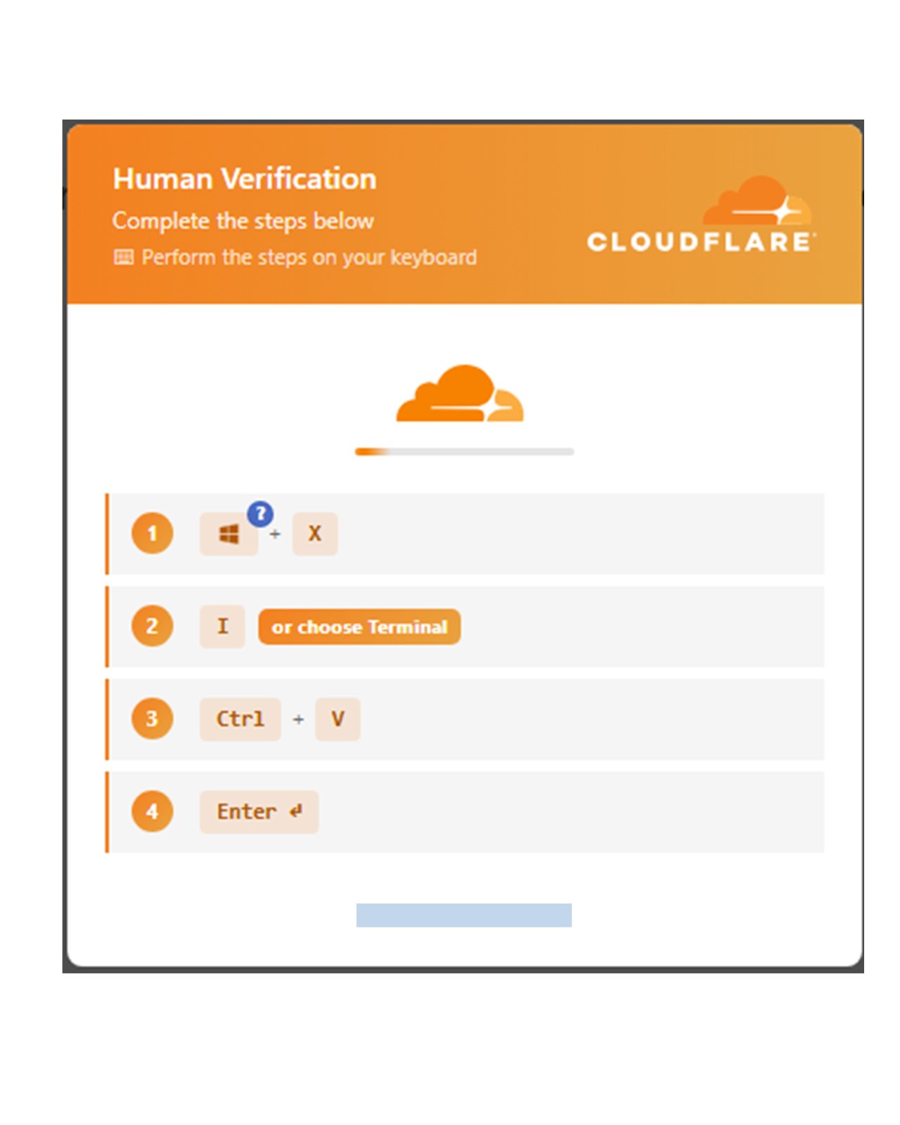 Human verification. Complete the steps below. Perform the steps on your keyboard.