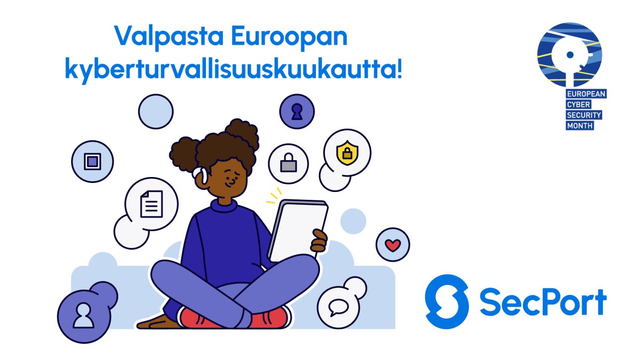 Toivotamme valpasta Euroopan kyberturvallisuuskuukautta